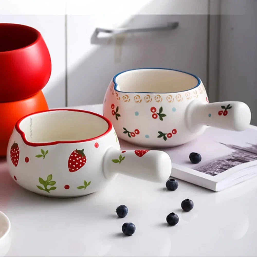 Japanese-style Open Fire Milk Pot Home Cooking Snail Powder Pot Baby Food Supplement Milk Pot Cooking Porridge Instant Noodles