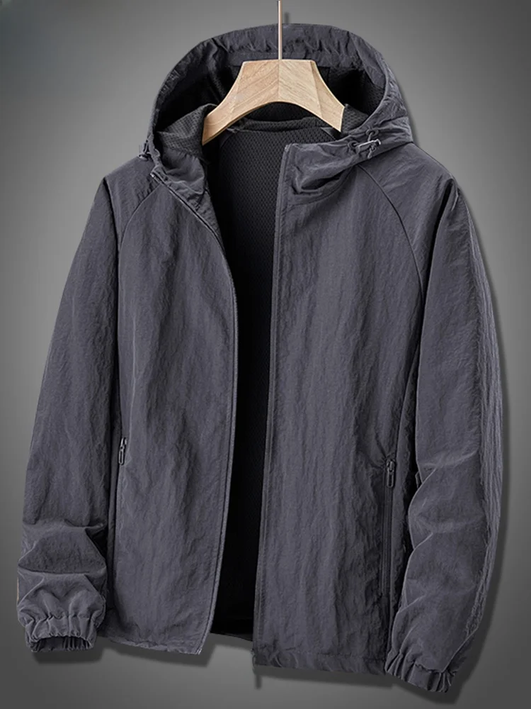 

Yu Zhaolin Men's Jaet 2025 New Spring Autumn Outdoor Thin Loose Casual Spor Dad Clothes Top Faion Urban Sle Windproof