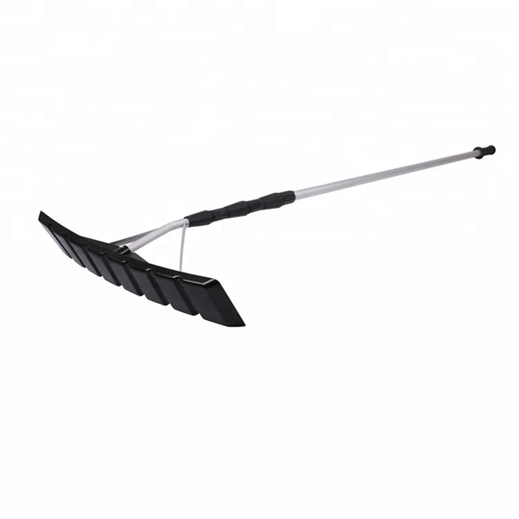 New heavy-duty retractable snow roof sweeper, lightweight aluminum alloy rod for residential snow removal