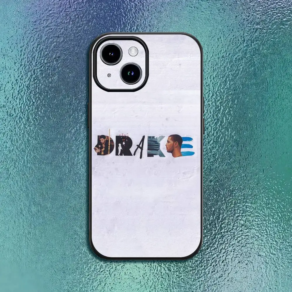 Singer Rapper D-Drake Phone Case For IPhone 11 12 13 14 15 16Pro Max Plus Classic Black Soft Shell