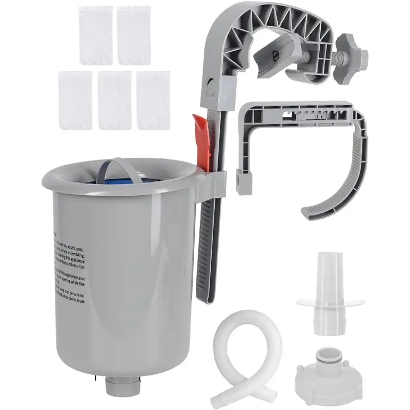 

【НА РУЖЕНИЕ РОЖДЕНИЯ ХРИСТОМА】Плавающий скиммер для бассейнов от листьев и мусора - крепление на стену и для установки над землей, подходит для надувных/металлических каркасных бассейнов