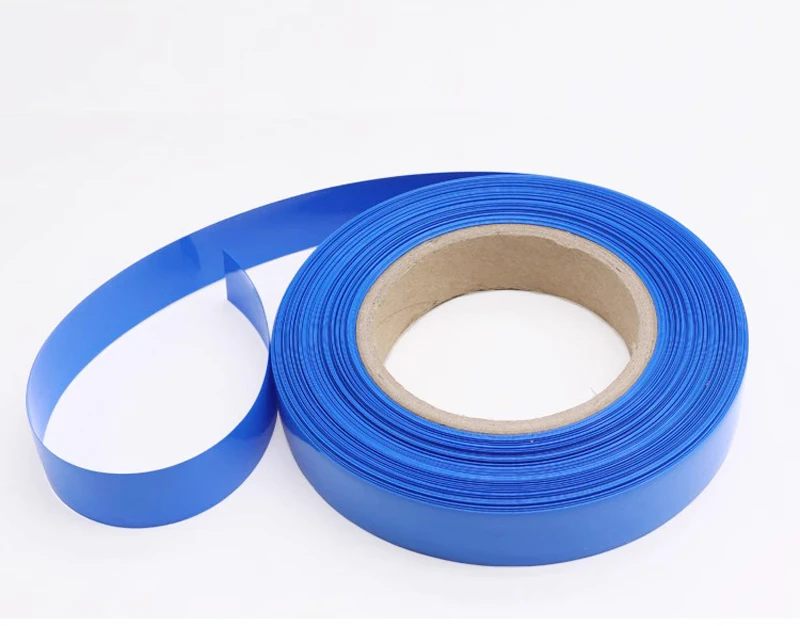 1 كجم أنبوب PVC أزرق قابل للانكماش بالحرارة 18650 بطارية ليثيوم كم واقي بطارية أنبوب حماية فيلم قابل للانكماش الحراري