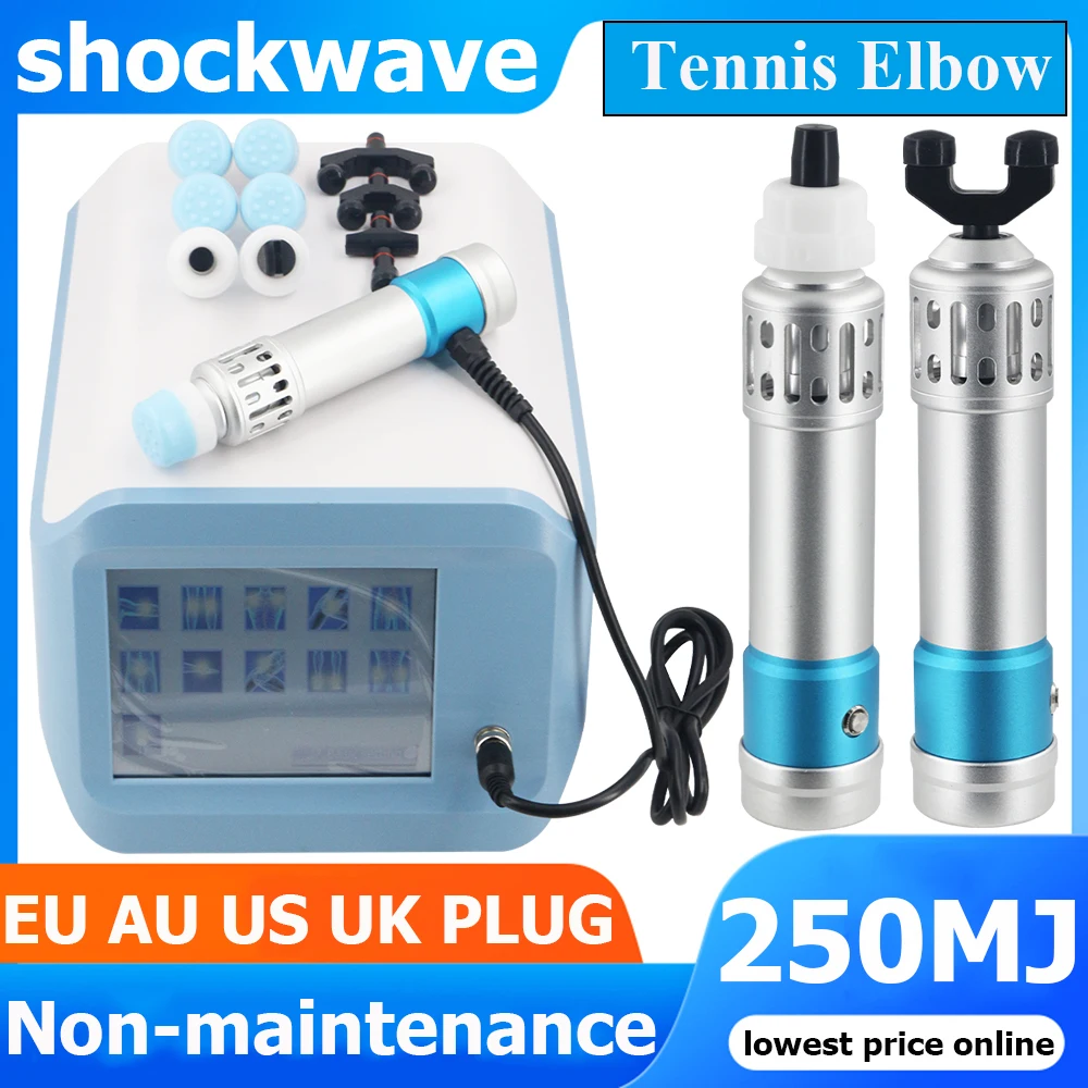 

250MJ Shockwave Therapy Machine Erectile Dysfunction ED Treatment Waist Pain Body Relax Massager Touch Screen Chiropractic Tool