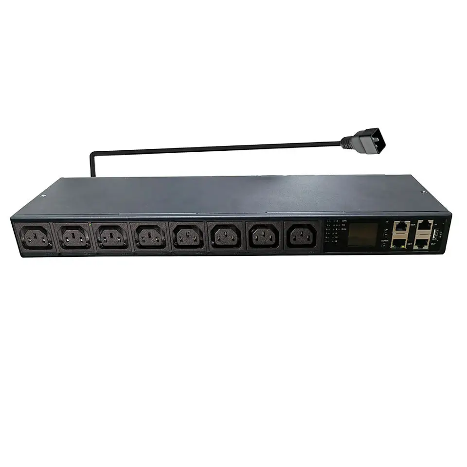 

Customized Intelligent PDU Cabinet Power Socket 8 Ports 16A Python C++ Linux Telnet SNMP Development and Programming