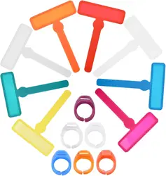 Dyslexia Tools for Kids,  Finger Guided Reading Strips with  Finger Rings, Highlight Reading Strips Bookmarks for Reading Highli