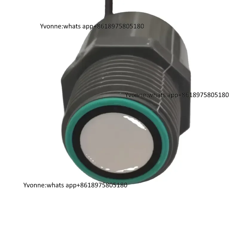Ultrasonic Level Sensor,2.5m Threaded, Intrinsically Safe CE, IP67-Rated, AGV Obstacle Avoidance Housing Polyvinyl Chloride