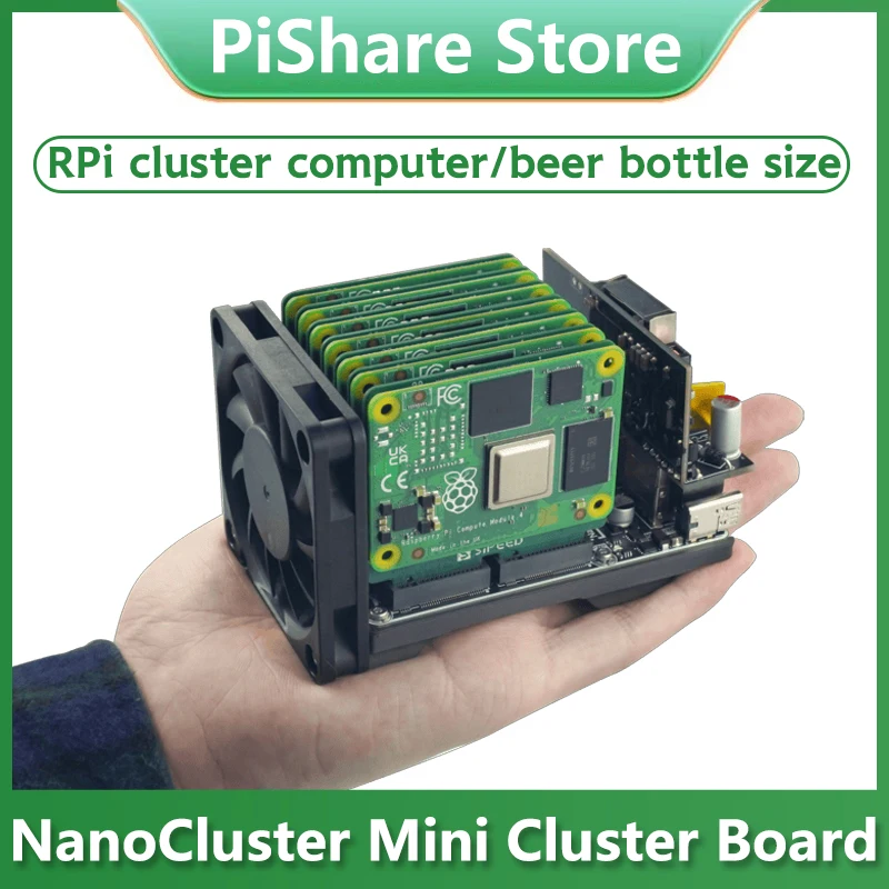 

Sipeed NanoCluster Mini Cluster Board мини-центр данных для Raspberry Pi CM45/компьютера/LM3H/M4N