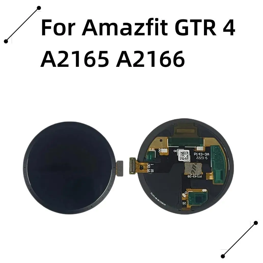 For Huami Amazfit GTR 4 A2165 A2166 LCD display + touch display, for Amazfit GTR 4 A2165 A2166 AMOLED display，For Amazfit GTR 4