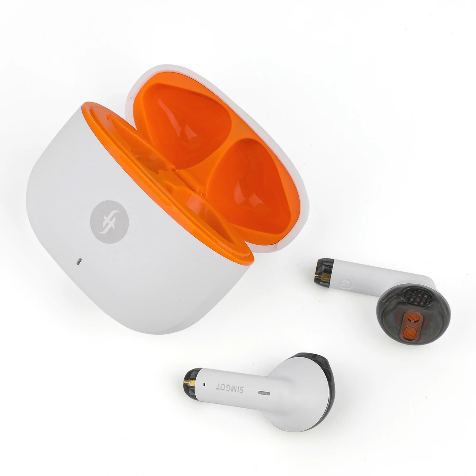 SIMGOT-Écouteurs sans fil Bluetooth 5.3 TWS, Écouteurs semi-intra-auriculaires, True Wireless, Réduction du bruit pour les jeux, Pilote dynamique, FLD100, 13mm