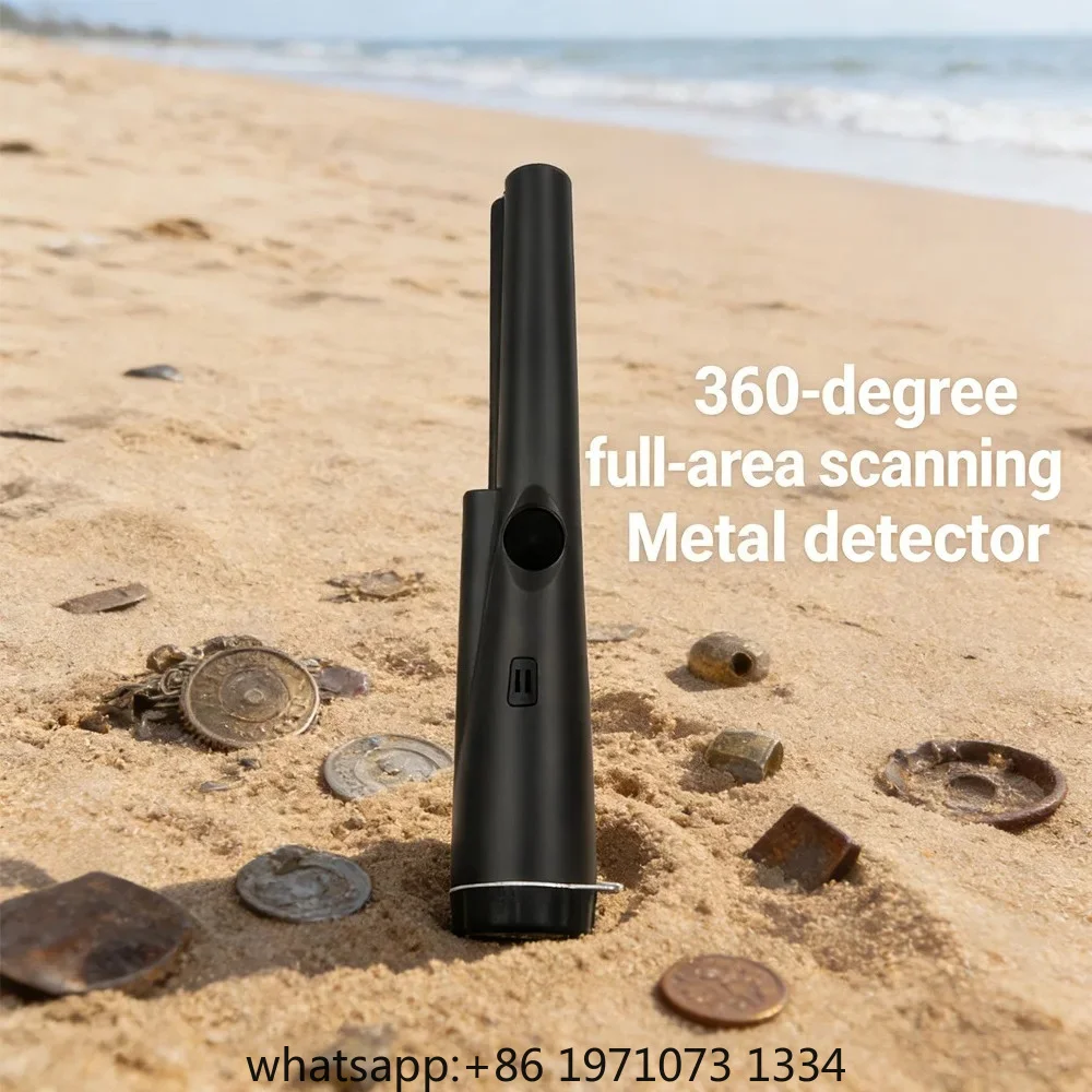 Professional Treasure Hunter Pointer Handheld Metal Detector Finder Pinpointer Probe Pinpointing Waterproof 360 Side Scan