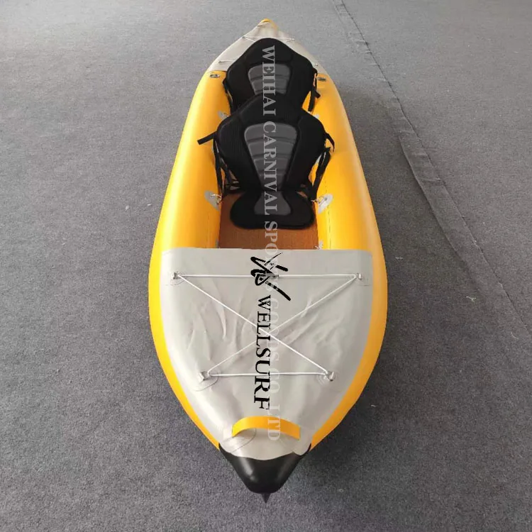 Top Popular PVC Rowing Boats Kayaks Customized 3M 4M Inflatable Fishing Boat with Much Stability