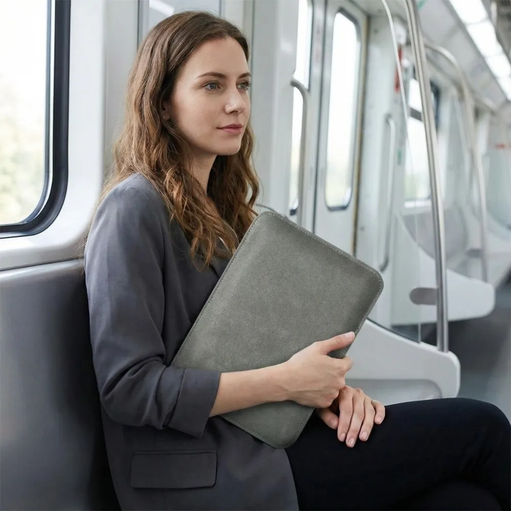 6.8 7 10.2 inch e-Reader Sleeve 10/11/12th Generation PU Leather Carrying Case for Kindle Paperwhite/Colorsoft/Scribe