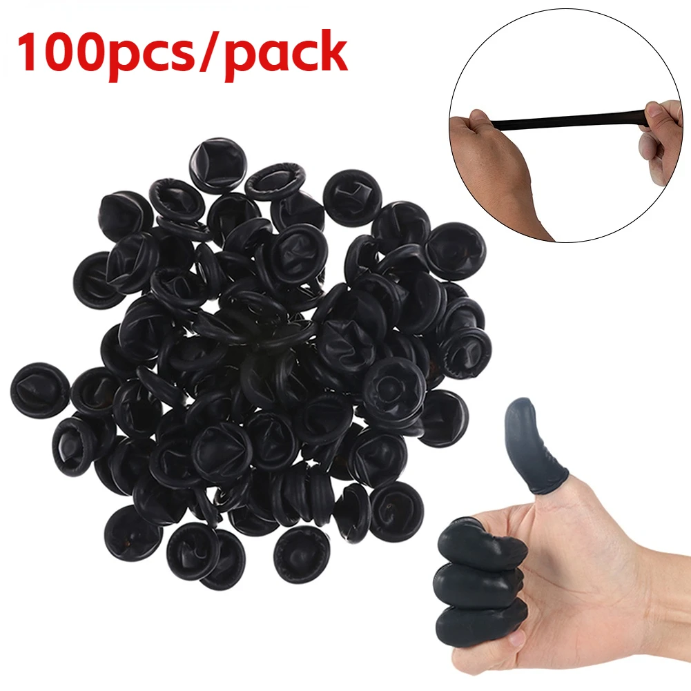 

100 шт./партия, одноразовые латексные резиновые колышки для пальцев