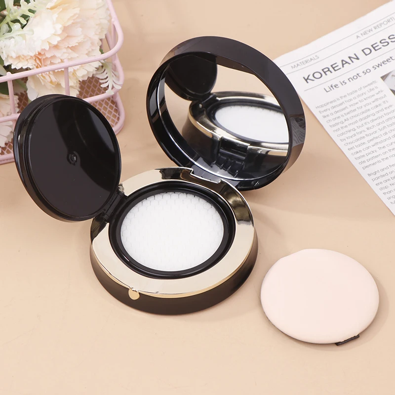 15g/0.5oz Empty Air Cushion Puff Box Portable Cosmetic Makeup Case Container With Powder Sponge Mirror For BB Cream Foundation