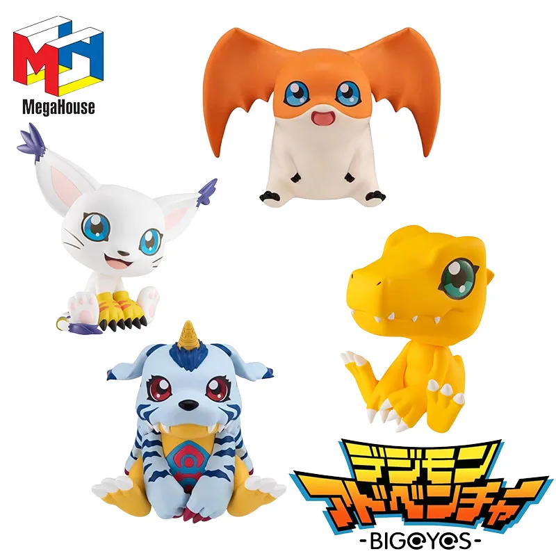 

MegaHouse Подлинная фигурка Digimon Приключения аниме агумон габумон тапмон игрушки для детей подарок Коллекционная модель