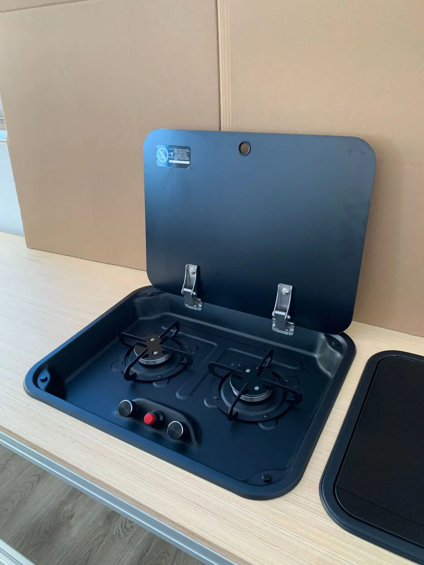 RV Gas Stove Kitchen 2-burner RV Cooktop 304 Stainless Steel Marine Gas Stove Caravan Motorhome Boat Yacht
