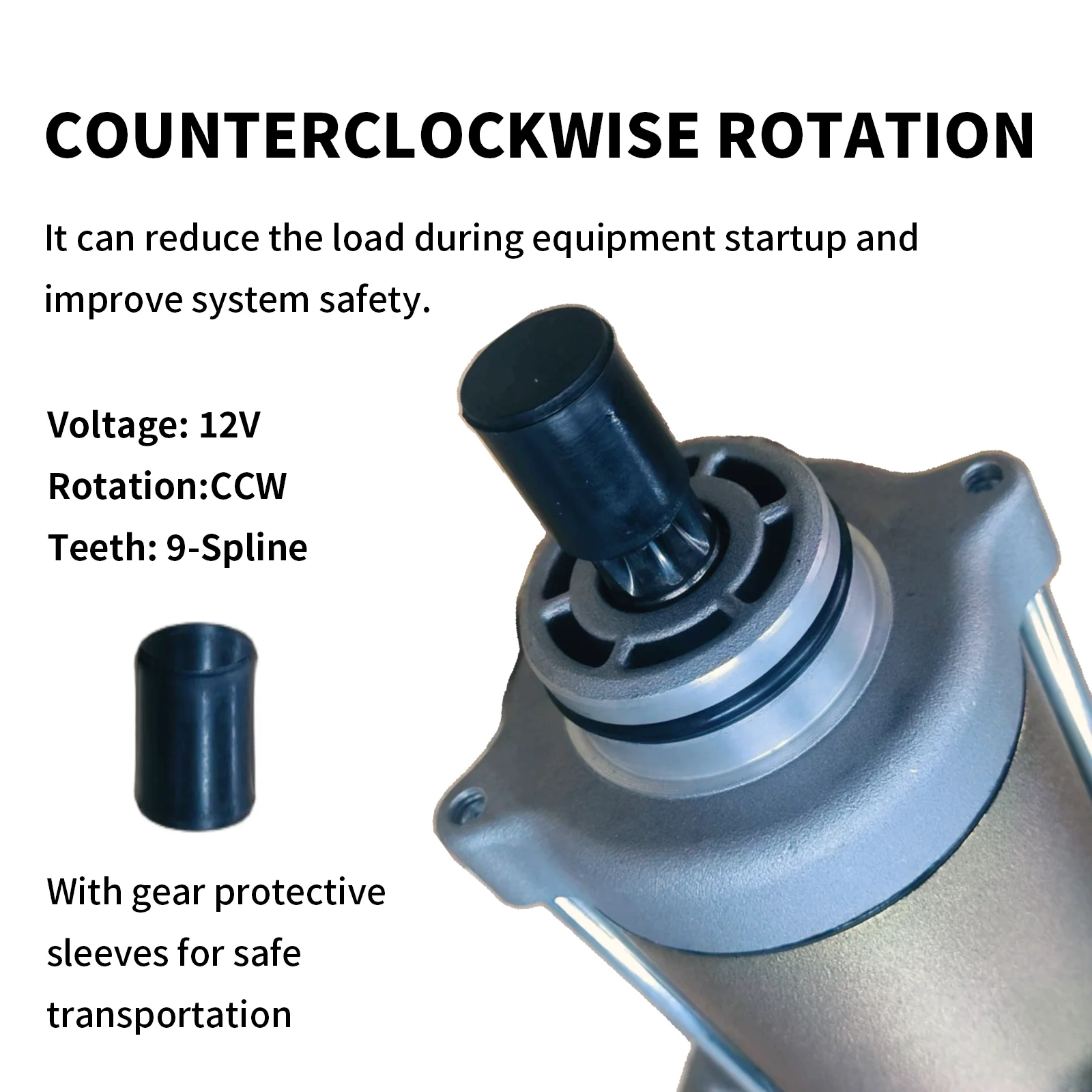 0180-091100-0010 محرك بداية متوافق مع CF Moto CF188 CF500 X5 X6 Z6 Linhai ATV 500D M550 M550L Quad Atv