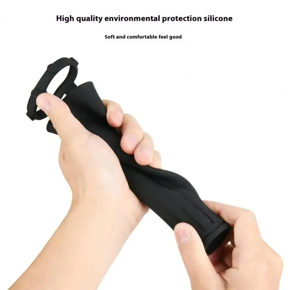 Black Protective Sleeve Anti-Rolling Shockproof Mic Protector Cover Detachable Base Anti-Slip for for JBL Wireless Microphone