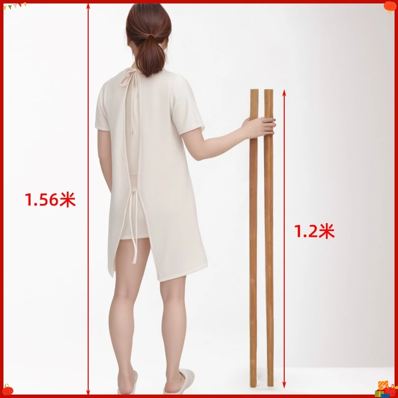 Extra Long Synthetic Wig Inspired Costume Prop, Giant Chopsticks Decorative Cosplay Wig, Funny Party Hair, Restaurant Display