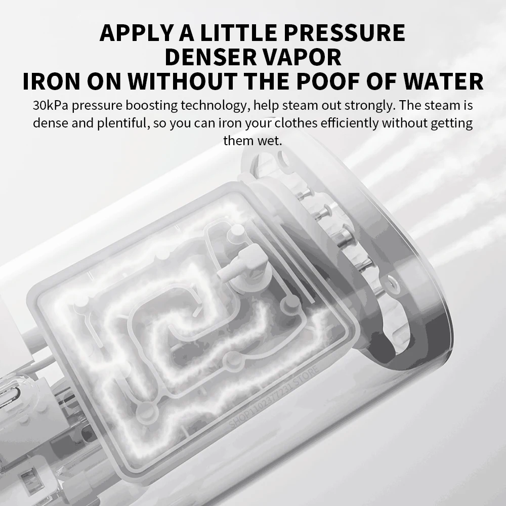 الأصلي XIAOMI MIJIA مُبخّر ملابس محمول باليد الحديد البخار نظافة للقماش المنزل الكهربائية معلقة العث إزالة باخرة الملابس 2