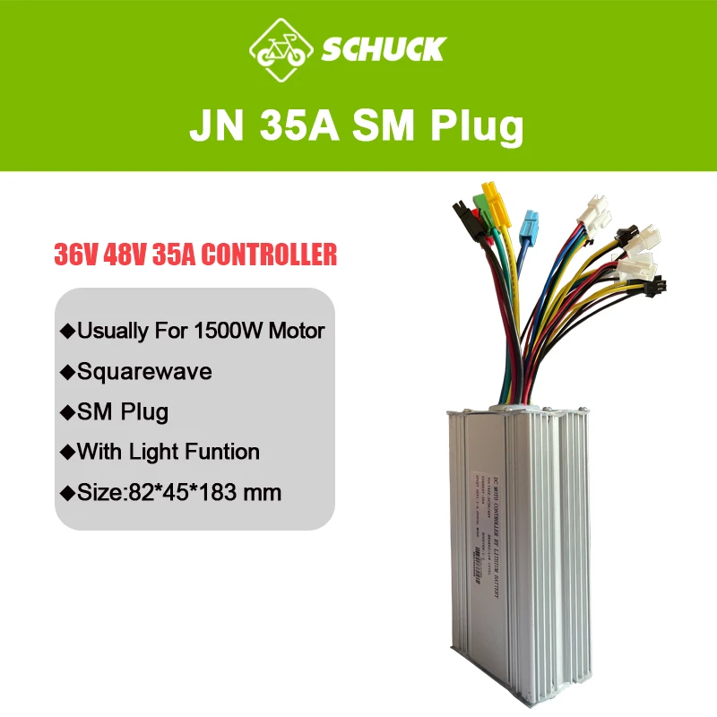 Jn Ebike Controller 36V 48V 15A 17A 22A 25A 30A 35A Controle Systeem Met 6 9 12 Mosfets voor Elektrische Scooter Conversie Onderdelen