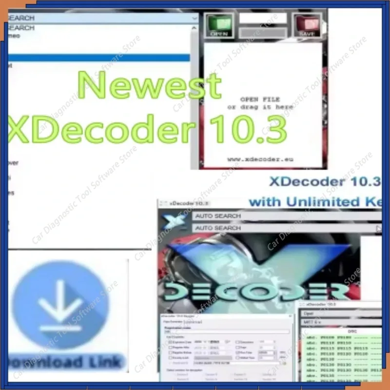 

Новейший XDecoder 10.3 DTC OFF Tool - Программа для удаления кодов ошибок для легковых и грузовых автомобилей - Работает на ноутбуках с Windows