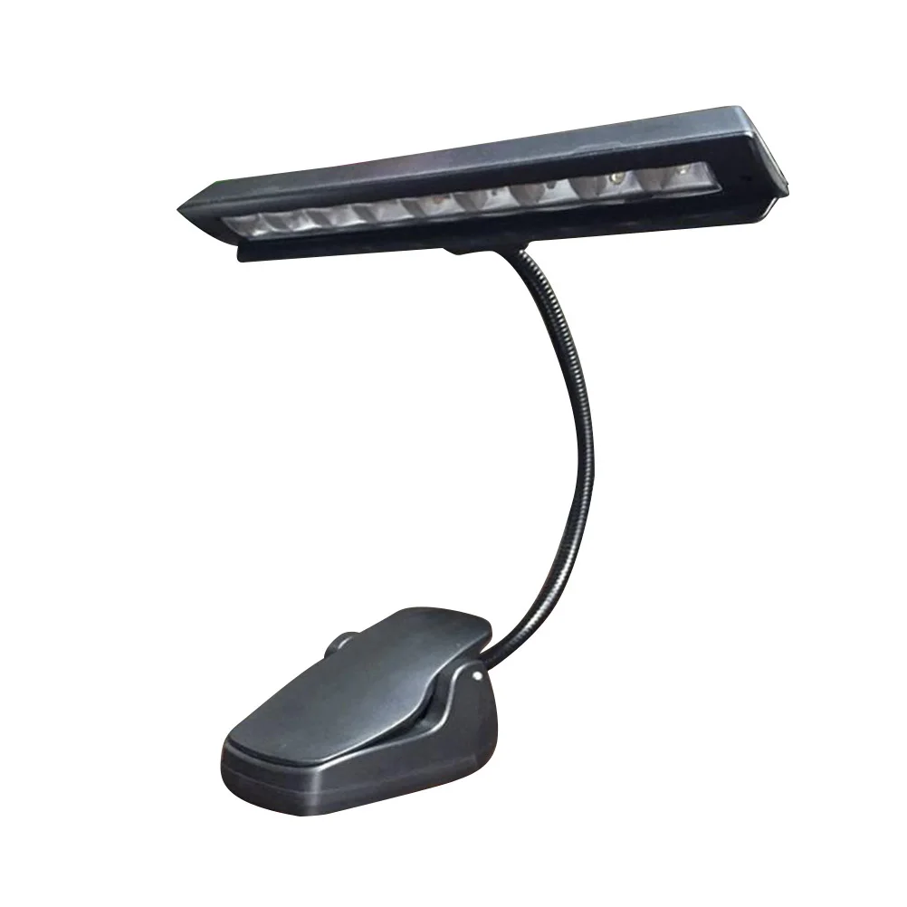 

9 LEDs Piano Light Playing Flexible Clip Lamp Eye Protection Booklight Music Reading