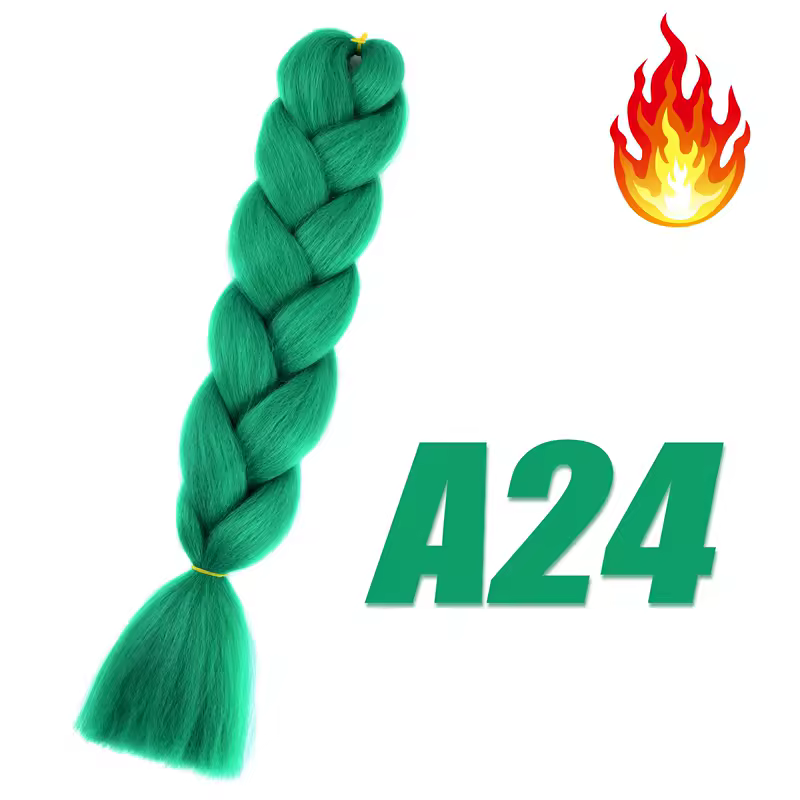 Synthetic Kanekalon Crochet Hair Braiding Hair Pre Stretched Curly Jumbo Braids Extensions Hair Accessories For Girls Braids - Image 25