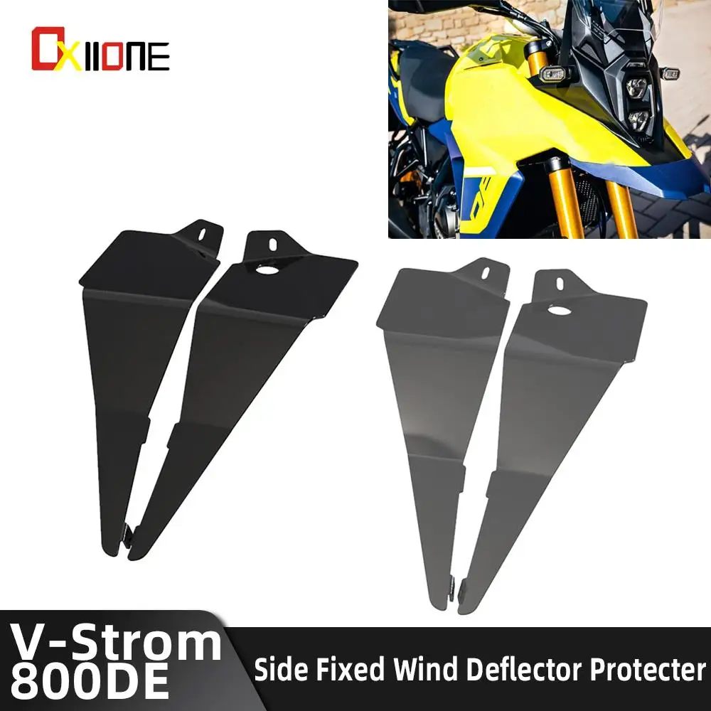 

2023-2025 Motorcycle Side Windshield Windscreen Windproof Air Wind Deflector For Suzuki V-Strom 800DE VStrom 800 DE Accessories