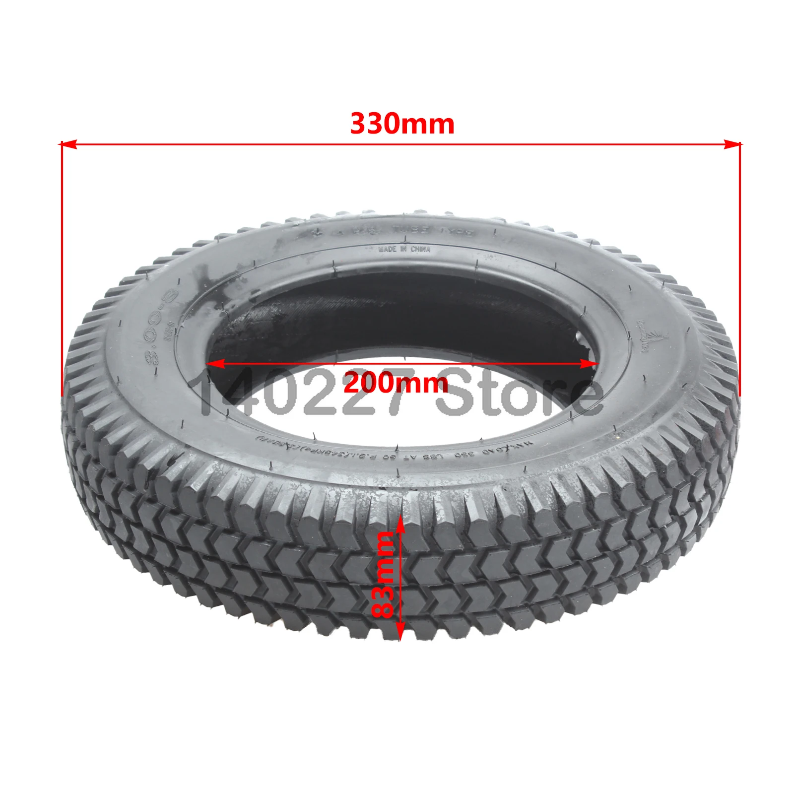 Motorcycle scooter tyre 3.00-8 vacuum Tubeless Tire for Gas and Electric Scooters Warehouse Vehicles Mini