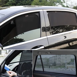 For Skoda Karoq NU7 2017-2023 2024 Magnetic Car Sunshade Shield Front Windshield Curtain Rear Side Baby Window Sun Shade Visor