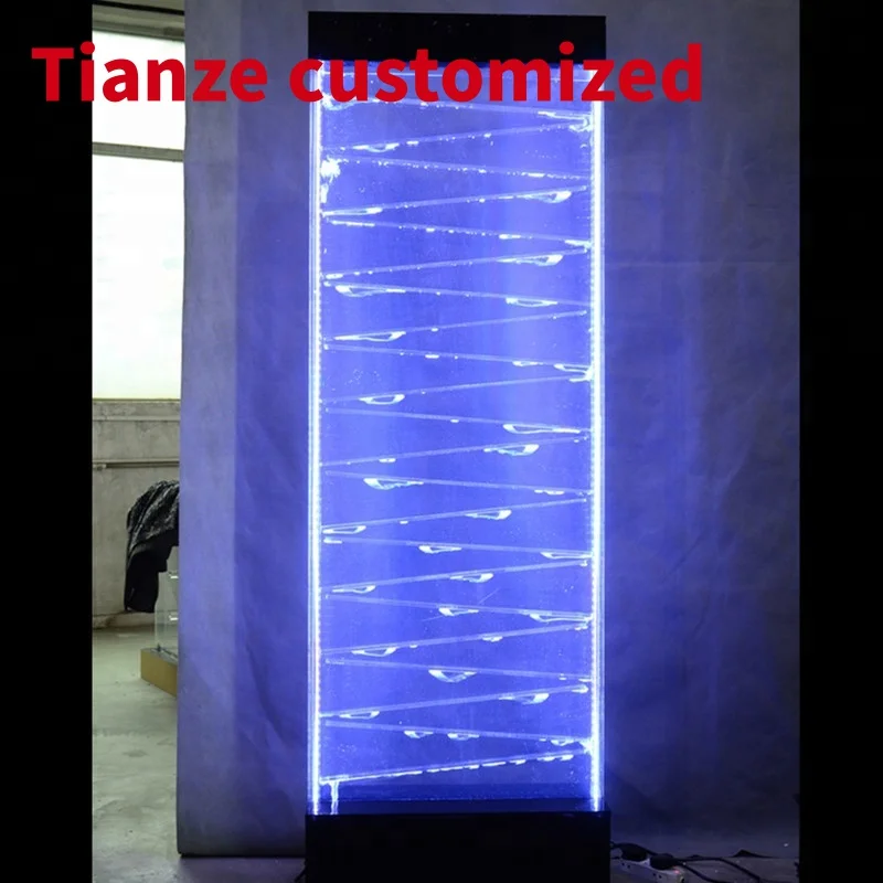 (Customized) bar led water bubble acrylic background wall fashionable decor aquarium