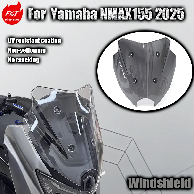 

For Yamaha NMAX155 2025 Model Original Customized Racing Windshield Instrument Panel Cover and Windshield
