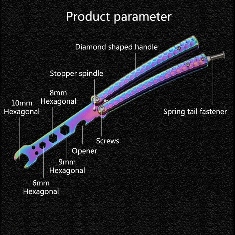 

Multifunctional Combined Wrench Set Portable Folding Wrench Set Hand Tool Allen Wrench Screwdriver Bicycles Repairing