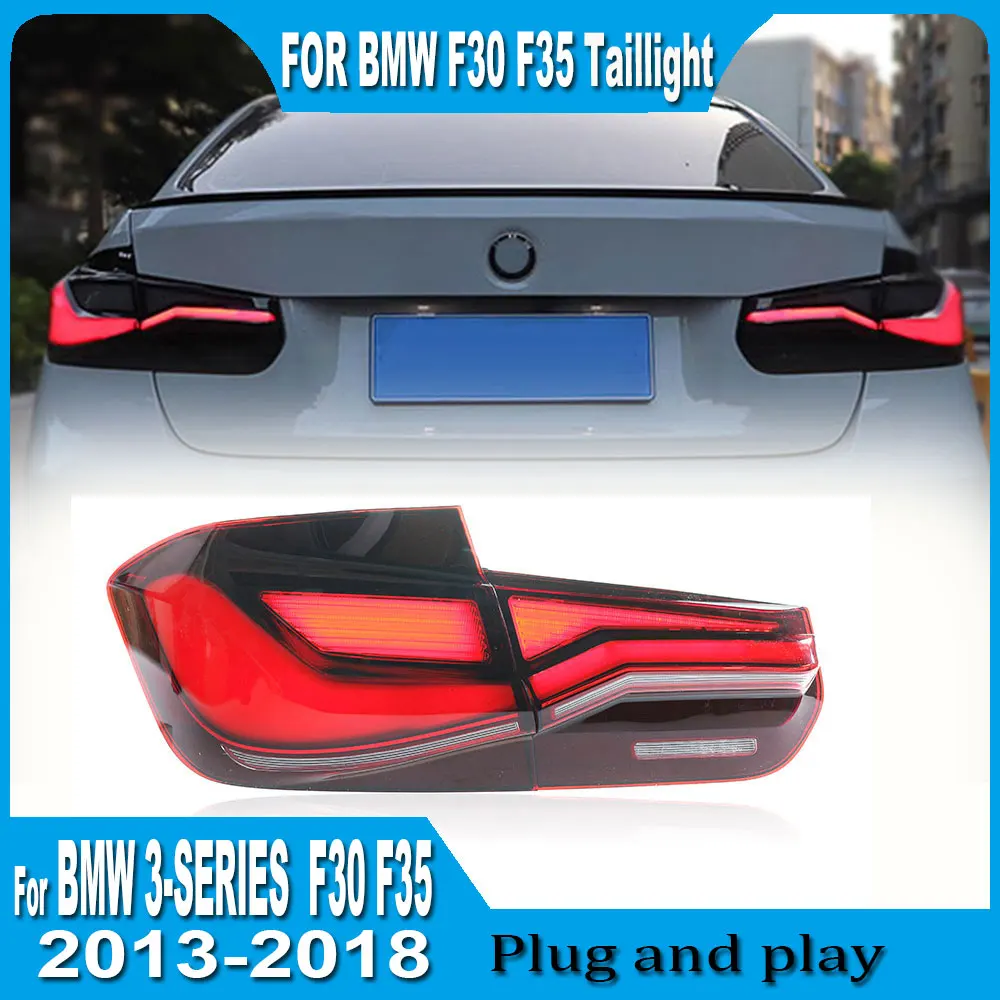 2pcs Car Lights for BMW F30 LED Tail Light 2013-2019 F35 F80 3D Rear Lamp 318i 320i 325i 330i 335i DRL Signal Auto Accessories