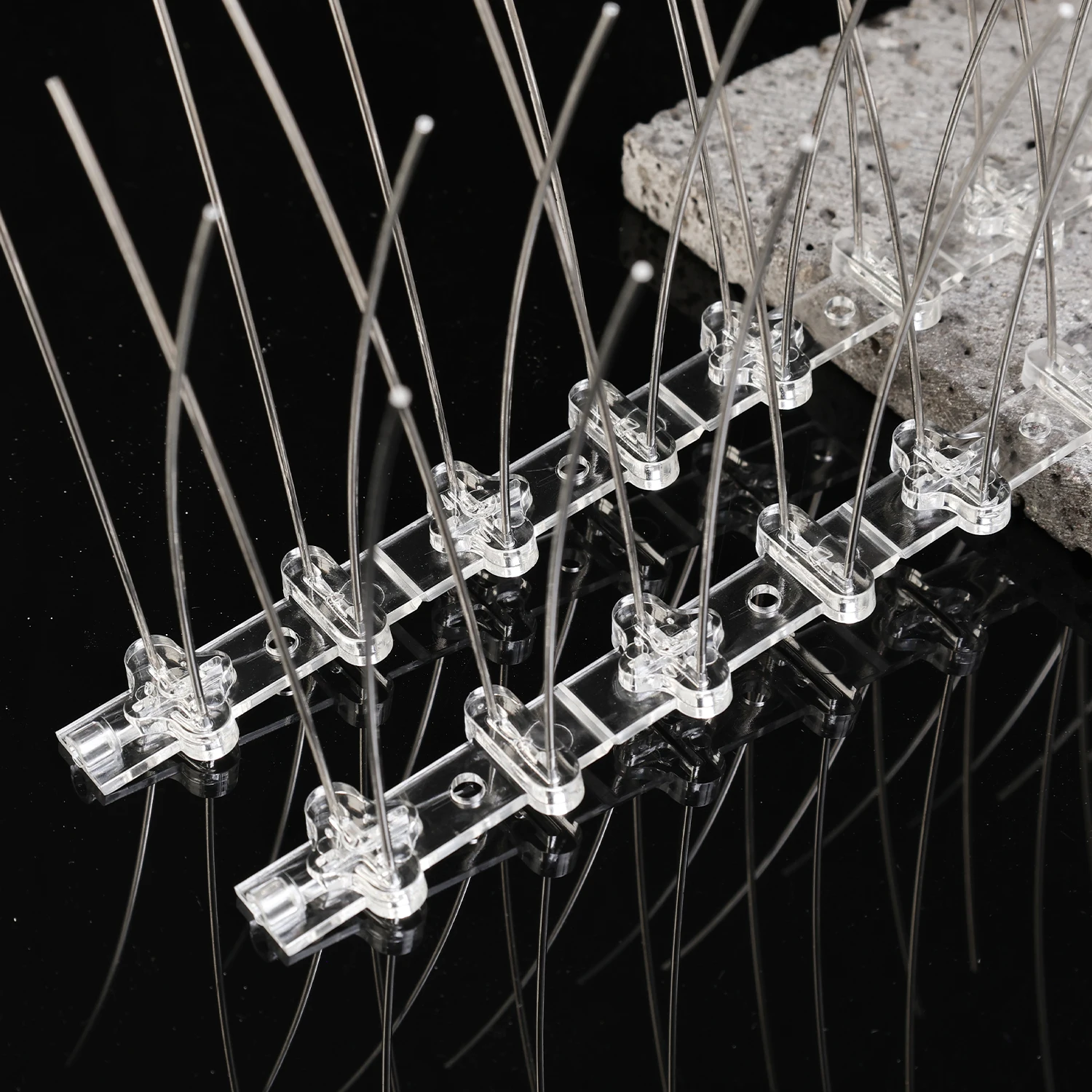 1/10PCS Balcony Anti-bird Pigeon Spikes Bird Repeller Deterrent Anti Squirrel Repellent Stainless Steel Anti Bird Thorn Nail Kit