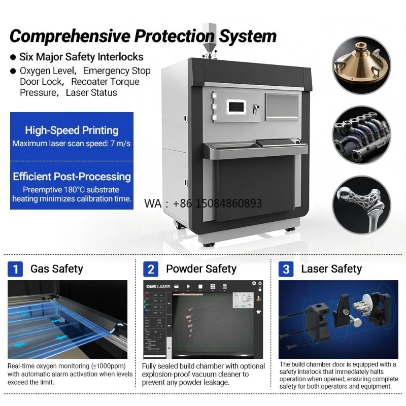 2025 Industrial-Grade Large Format DMK-280 Professional SLM 3D Metal Printer for Aerospace, Automotive & Medical Applications - view 4