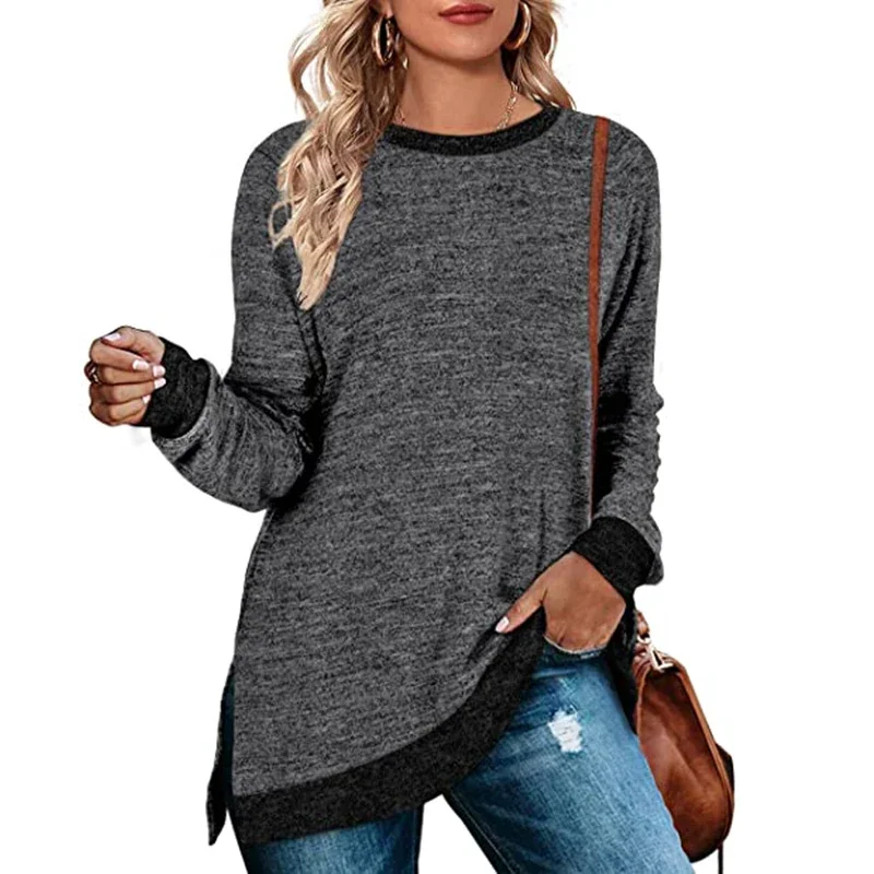 Women Long Sleeve Light Weight Sweater Shirt Tops