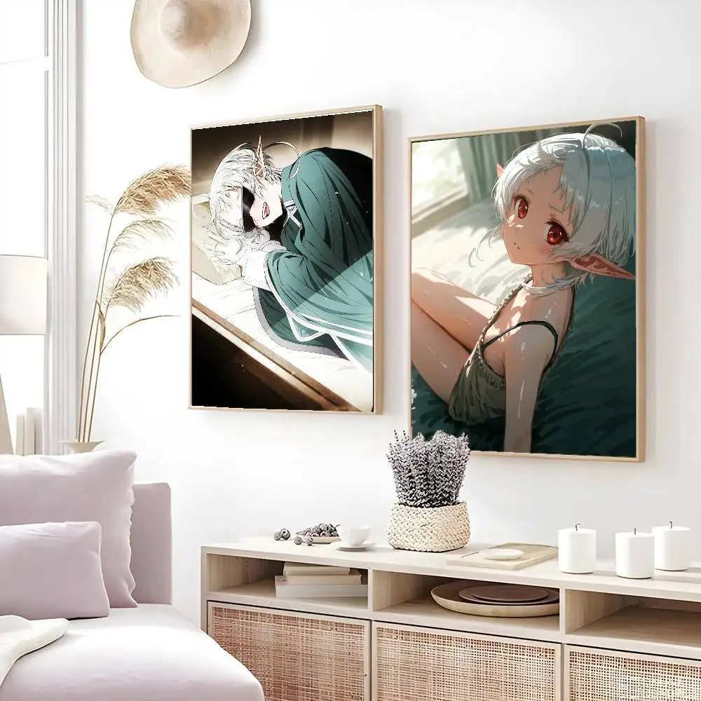 Sylphiette Animation Jobless Reincarnation Poster Art Sticky Wall Waterproof Home Living Room Bedroom Bar Aesthetic Decoration