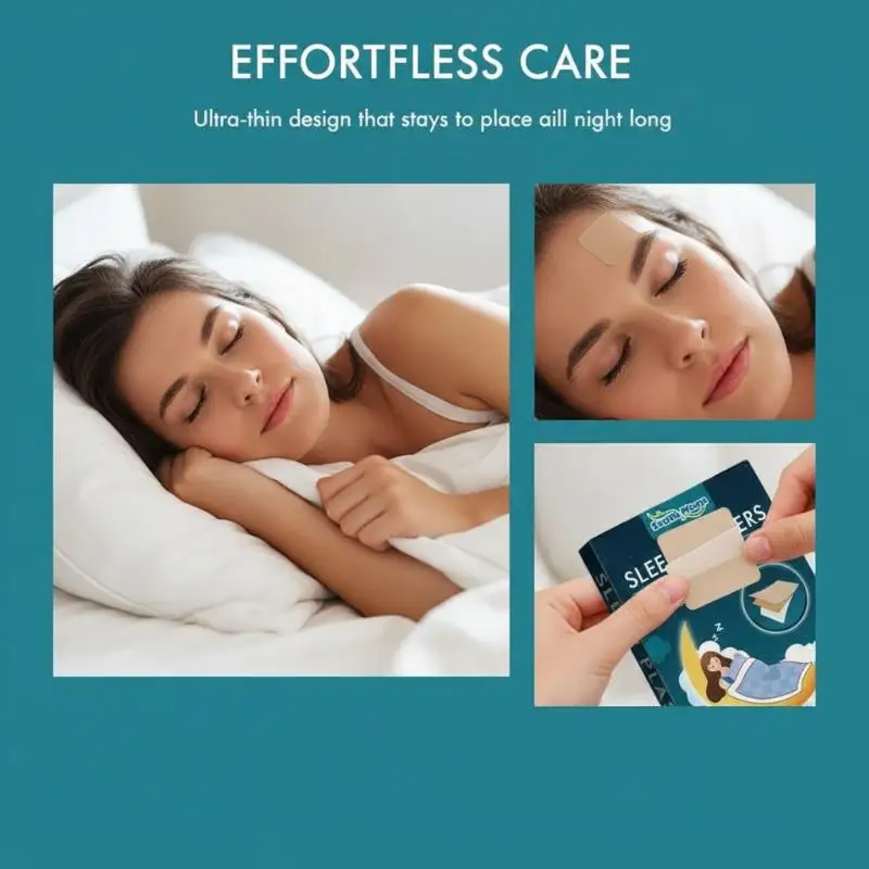 Disposable Anti  Stickers 42Pcs Mouth Tapes Night Sleep Relax Patch Quality Care for Better Rest Bedroom Accessories
