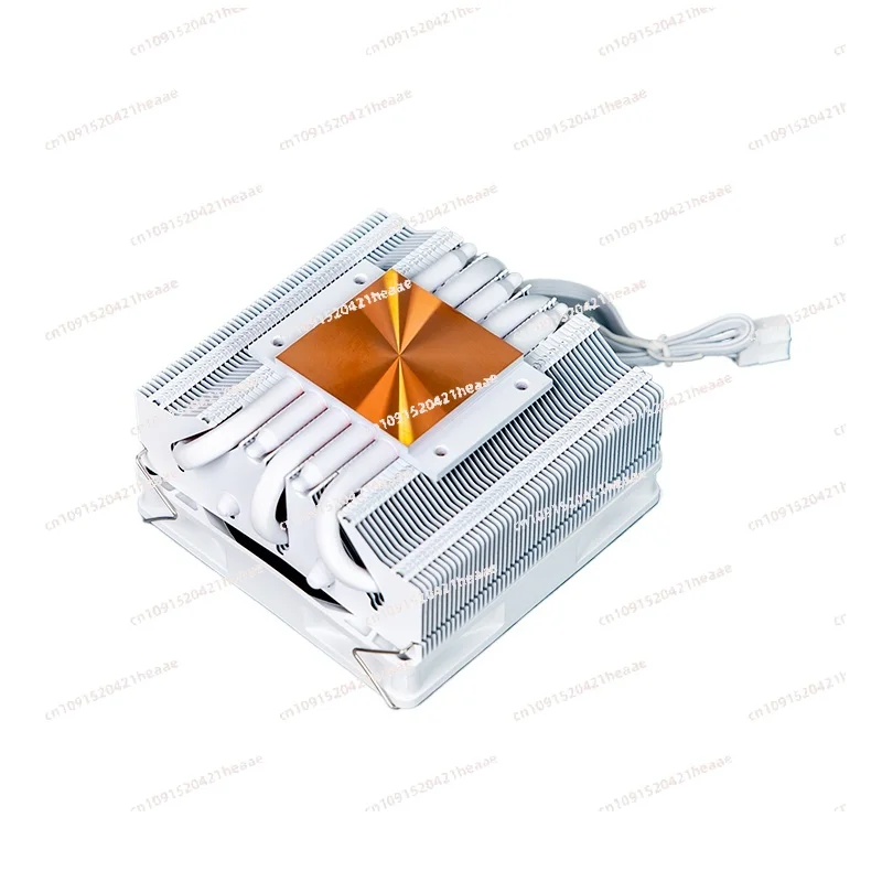 Suitable for X-G53W pure white cpu lower pressure radiator 1700 five heat pipe  small chassis non-a90