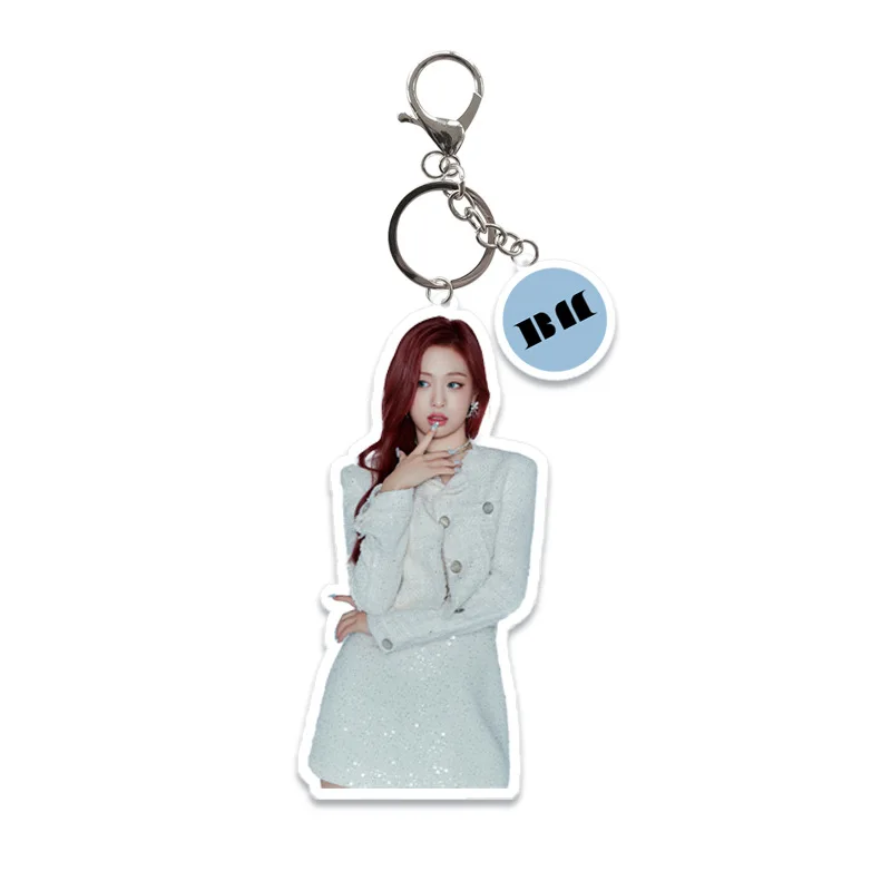 1/7Pcs Kpop Babymonster FOREVER Acrylic Keychains Ahyeon Chiquita Ruka Rora Fashion Keyring Bag Key Accessories Fans Decor Gifts