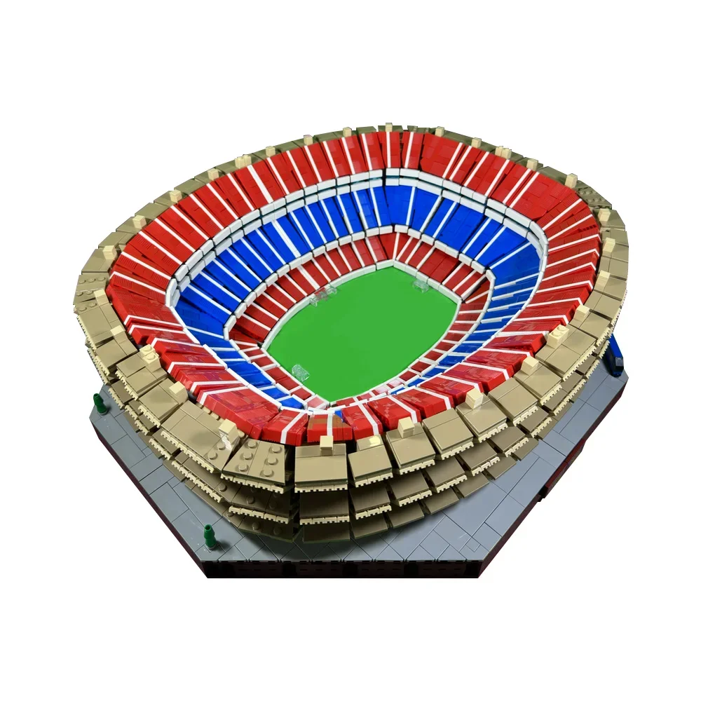 

MOC New Camp Nou 1:500 Bricks Barcelona New Camp Nou Football Field Architecture Building Blocks Assemble Toys Kids DIY Gifts