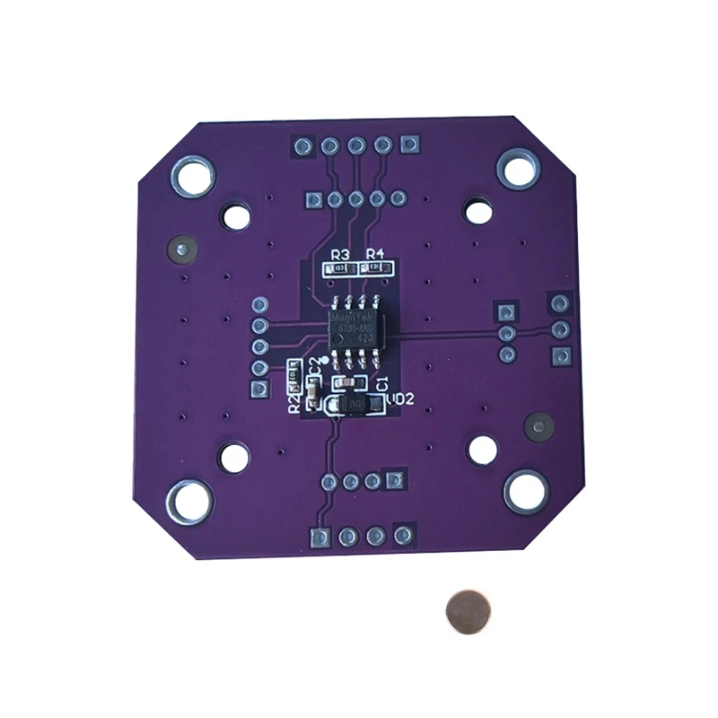 MT6701 YYC-MT6701CT Magnetic Induction Angle Measurement Sensor Module 14Bit High Precision Can Perfectly Replace AS5600