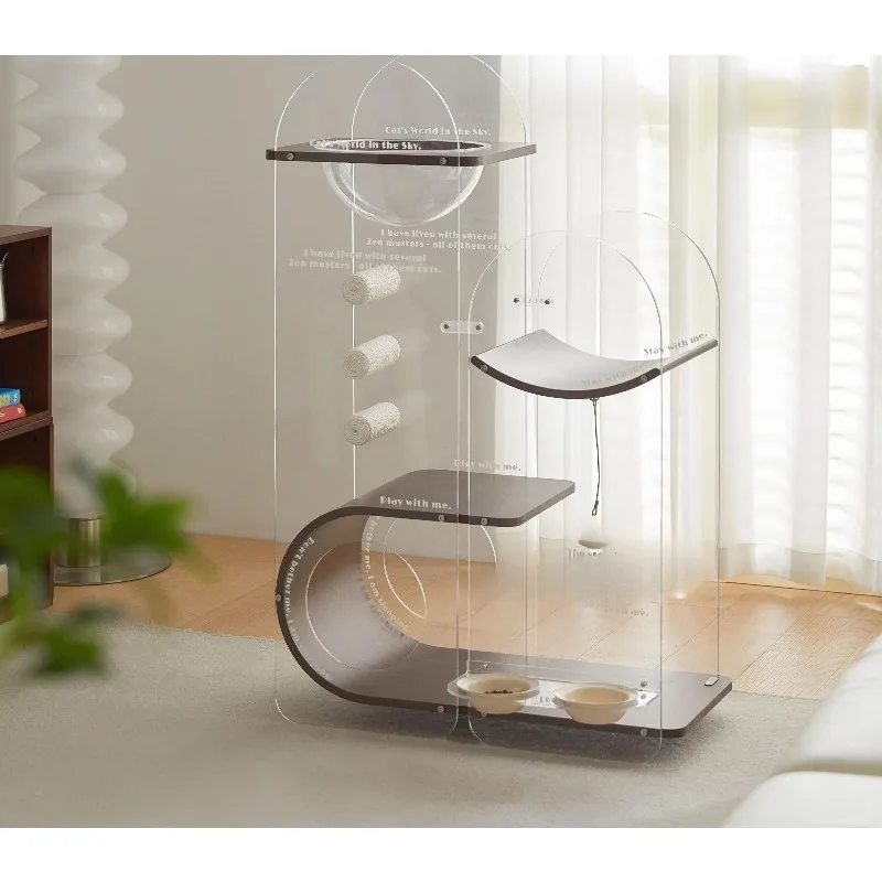 Medieval design sense High-end cat climbing frame capsule cat integrated pet cat scratching column