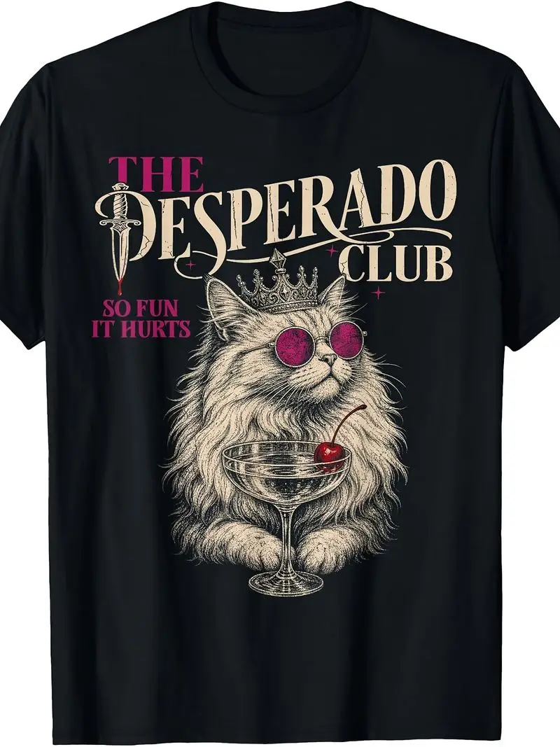 Club Funny Princess Cat Mama Needs A T-Shirt Retro Casual Crew Neck Printed Tee For Cat Lovers, Summer Outfit, Daily Wear