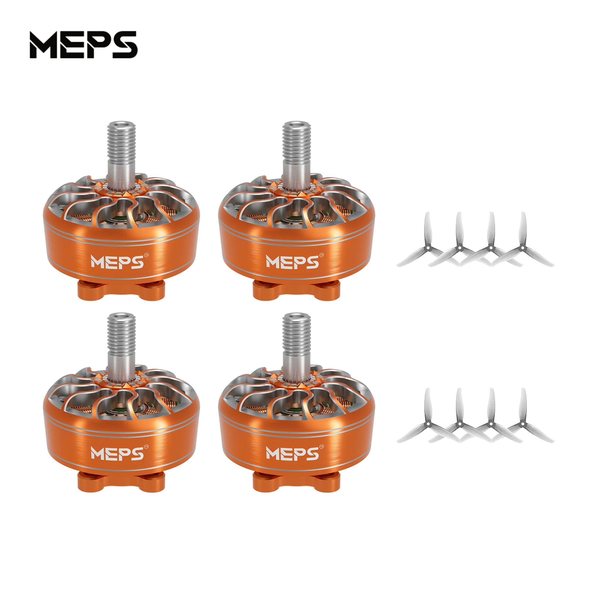 

4pcs MEPS SPACE 2207 1950KV 1750KV 6S 2750KV 4S Brushless Motor with 5145 Propellers for FPV Racing Freestyle 5inch Drones DIY