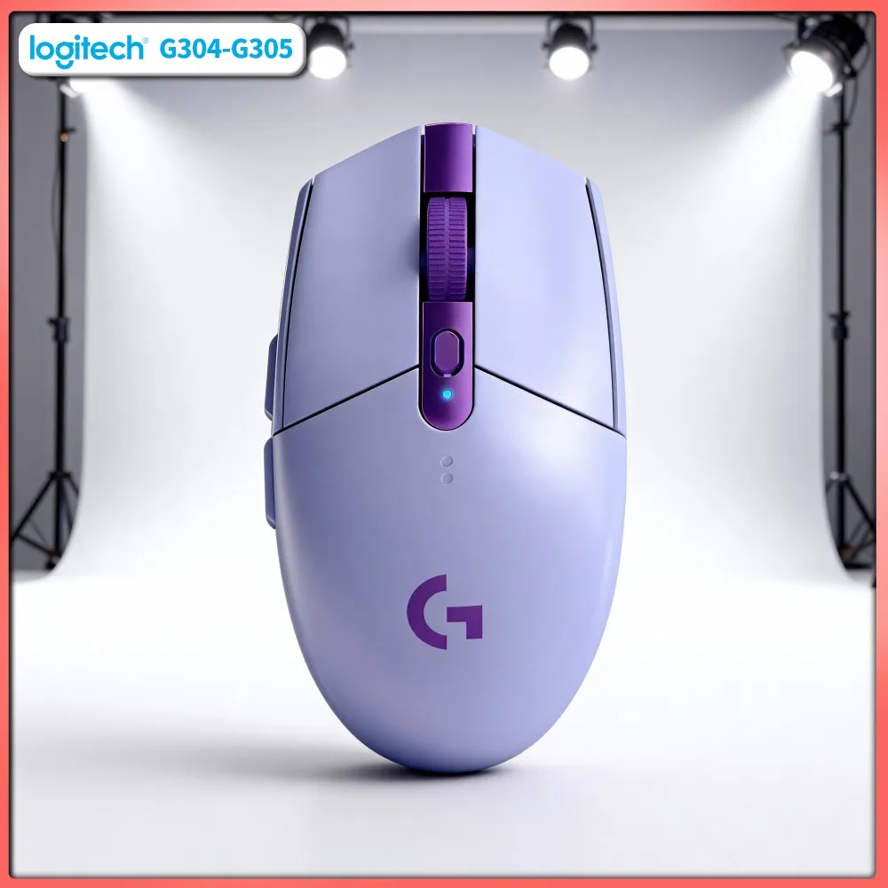 Wireless Logitech G305 Mouse, 12000 DPI HERO, 6 Programmable Buttons, 250h Battery, Logitech PC Mac Gaming Accessory Tool