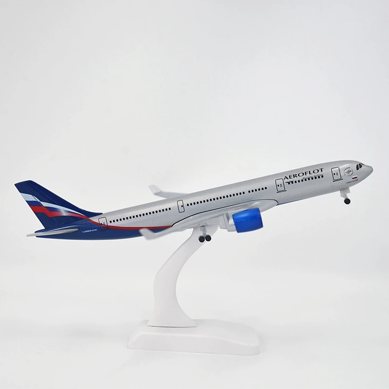 

20CM Airplanes Aeroflot Russian Airbus A330 Airlines Plane Models Aircraft Toys Kids Gifts Collection