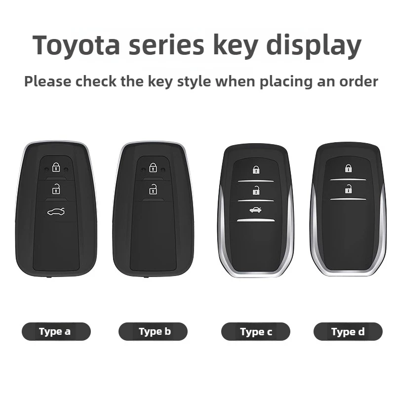 Suitable for Toyota car key cover Fenlanda Lingrong Rav4 Highlander Corolla Sharp Vesa buckle case